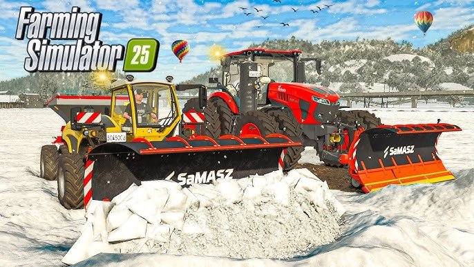 Snow in Farming Simulator 25